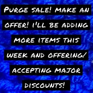 Purge sale!
